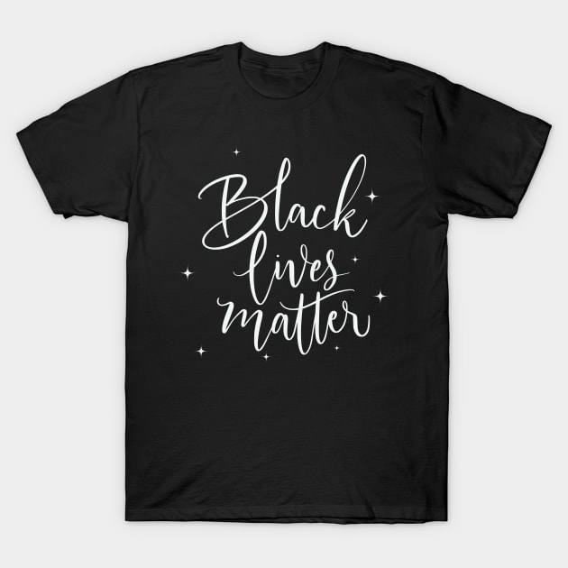 Black Lives Matter T-Shirt by Golden Eagle Design Studio